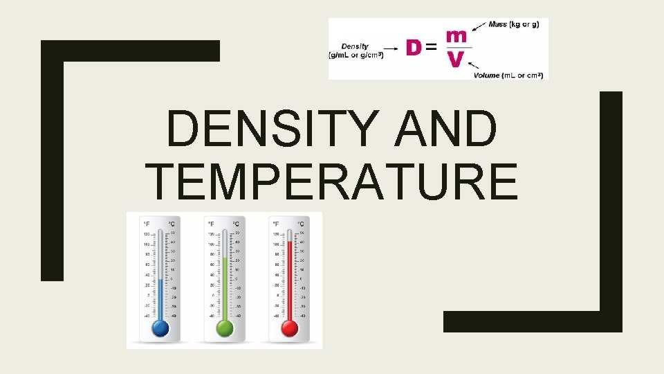 Fundamental Properties in Science: Understanding Density and Temperature